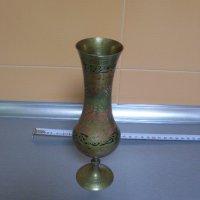 Бронзова ваза "Индия"., снимка 5 - Други ценни предмети - 35177763