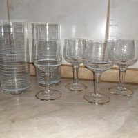 Лот чаши от стъкло, снимка 1 - Антикварни и старинни предмети - 44148903