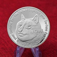 10 Dogecoins / 10 Догекойна Монета ( DOGE ) - Silver, снимка 2 - Нумизматика и бонистика - 38187372