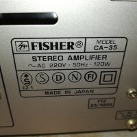 fisher ca-35 like new amplifier japan/sweden 2210201528, снимка 17 - Ресийвъри, усилватели, смесителни пултове - 30517102