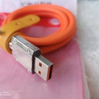 Високо скоростен, висококачествен кабел USB към type C, снимка 4 - USB кабели - 42042195