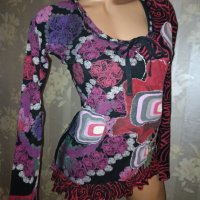 Desigual M-  Блуза от трико с дълъг ръкав , снимка 4 - Блузи с дълъг ръкав и пуловери - 38928236