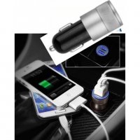 Кръгъл USB адаптер за запалка, снимка 7 - Аксесоари и консумативи - 39513277
