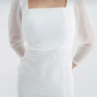 Бяла официална рокля, снимка 5 - Рокли - 44438840