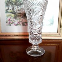 Чудесна кристална ваза, снимка 1 - Вази - 37737461