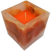 Портокал ароматна свещ, снимка 1 - Ръчно изработени сувенири - 37957731
