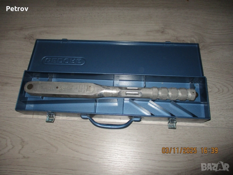 GEDORE - RAHSOL - DREMOMETER - Typ B - MADE IN GERMANY - 1/2" PROFI Динамометричен Ключ 20 - 120 Nm , снимка 1