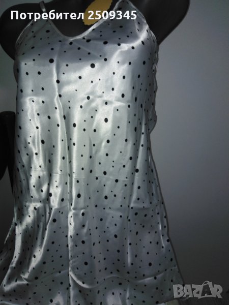 Нощници дамски сатенени, снимка 1