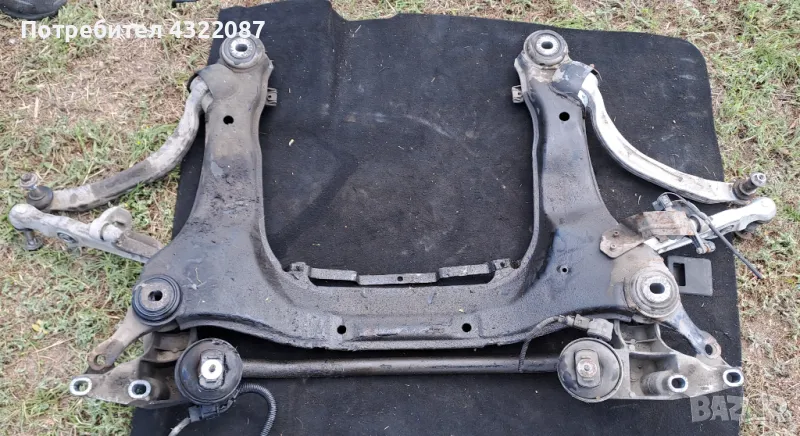 Преден мост/носачи/биалетки/стаб.щанга/тампони м Audi A4 B7/ Ауди А4 Б7 2.0TDI 140к.с BLB /АВТОМАТ/ , снимка 1