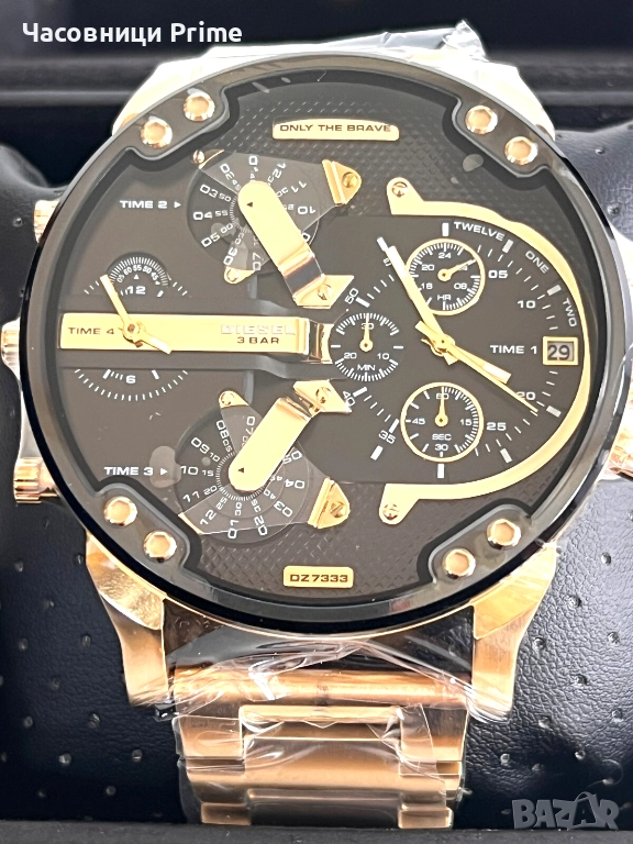 ОРИГИНАЛЕН Diesel Mr. Daddy 2.0 (DZ7333) - Златен, ОГРОМЕН и Чисто НОВ!, снимка 1
