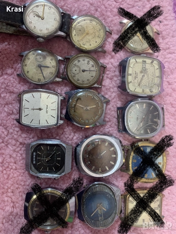 Неработещи часовници Полет /Poljot/, снимка 1