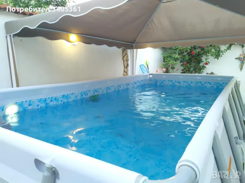 Басейн Bestway пълен комплект + ПОДАРЪЦИ, 4.12 м х 2.01 м х 1.22 м, снимка 1