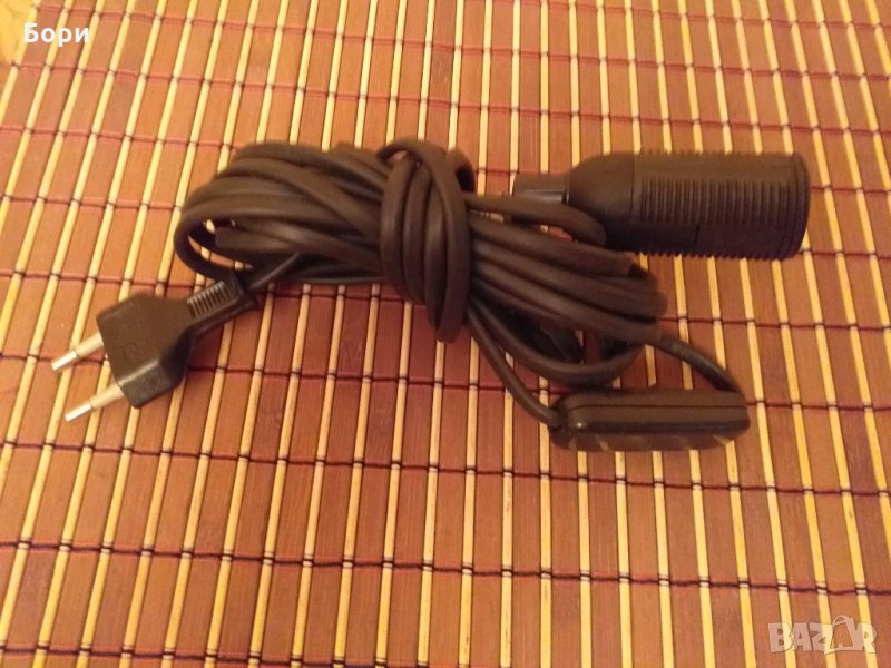 Щепсел,ел ключ,фасунка,кабел, снимка 1