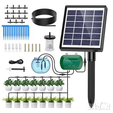 Автоматизирана слънчева напоителна система за саксии, снимка 1
