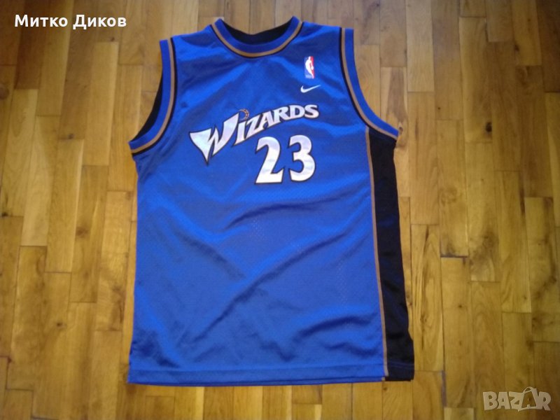 Майкъл Джордан баскетболна тениска Найк №23 Вашингтон Визардс винтидж размер С, снимка 1