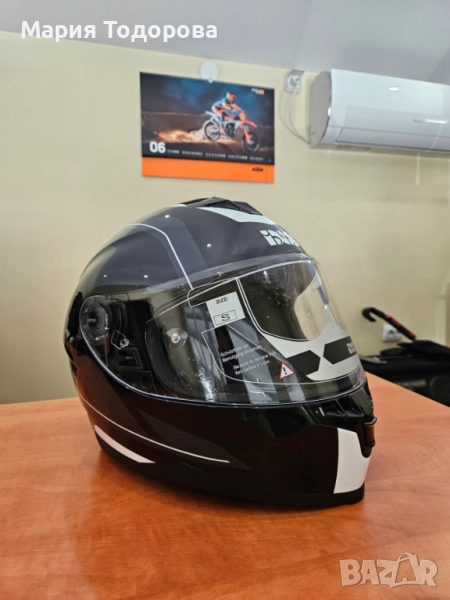 Нова мото каска IXS 1100, размер: S, снимка 1