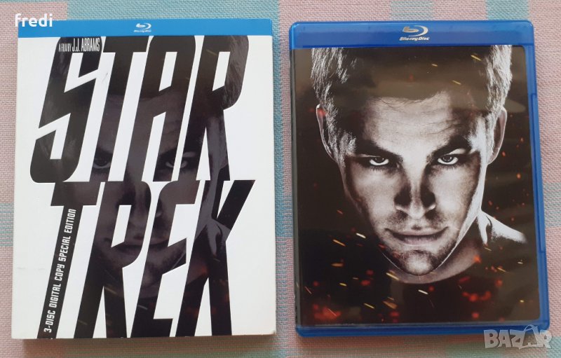 Star Trek 2009 (blu-ray disk) х 2 без бг субтитри, снимка 1