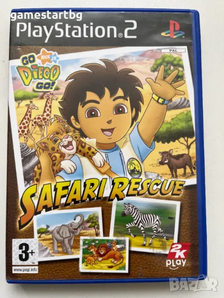 Go Diego Go : Safari Rescue за PS2, снимка 1