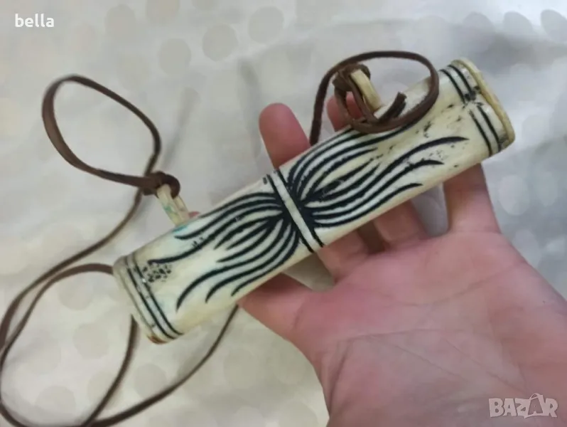 Стара ножница от кост , снимка 1