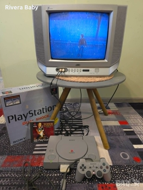 Playstation 1 + TV + Игри, снимка 1