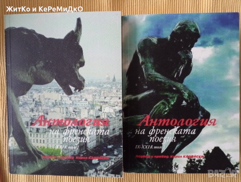 Антология на френската поезия IX - XXI в. том 1-2, снимка 1