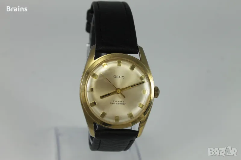 1960's Немски Позлатен Часовник OSCO , снимка 1