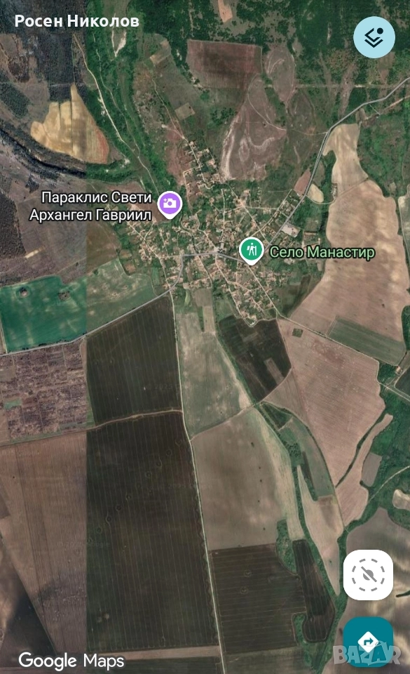 29 декара Земеделска земя с. Манастир, Провадийско., снимка 1