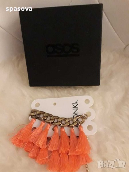 asos Дамска гривна Monki Billie Chain and Tassel Bracelet18 до 25 см, снимка 1
