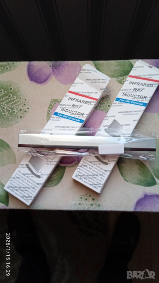 НОВ Nintendo Wii sensorbar нинтендо уий сензор бар уии сензорбар уйй, снимка 1