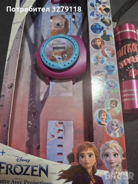 Детски часовник и фенерче., снимка 1