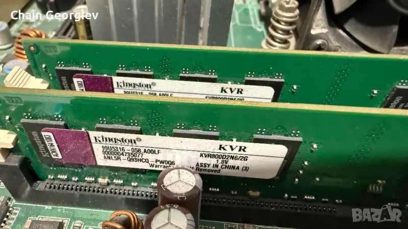 рам памет ddr2 800mhz kingston kvr800d2n6/2g, снимка 1