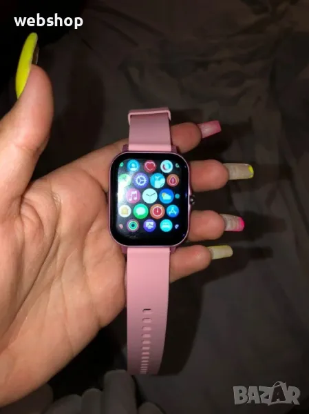 ТОП ЦЕНА!! Унисекс Смарт часовник 1,44-инчов екран с Bluetooth разговори, снимка 1