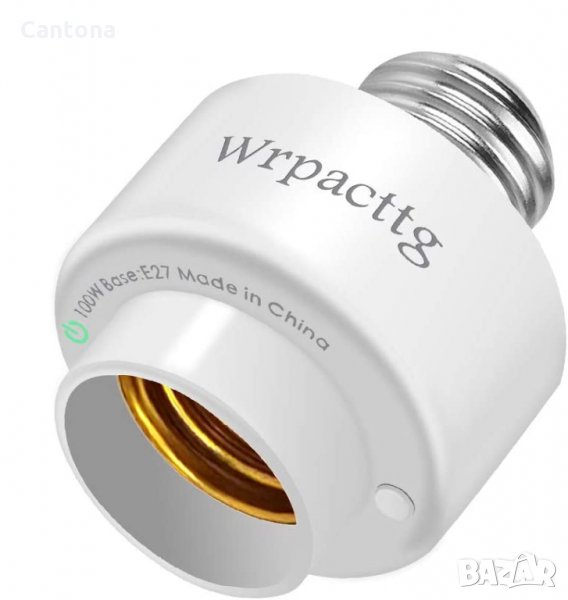 Smart WiFi фасунга E27, APP управление, съвместима с Alexa, гласово управление, снимка 1