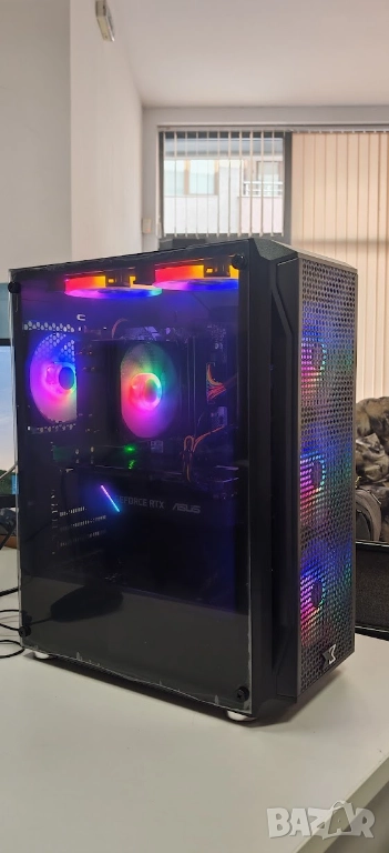 Продавам Добро РС Ryzen 5 5600/32GB/512GB SSD + 1.5TB HDD/Asus RTX 2070 Super/Гаранция, снимка 1