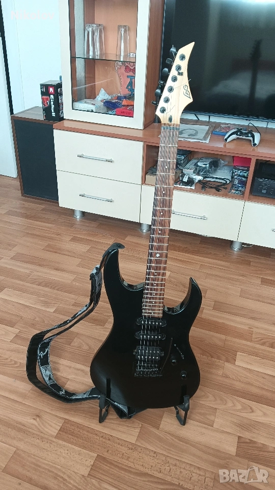 Електрическа китара Arkane A66 BLK 6 струни, снимка 1