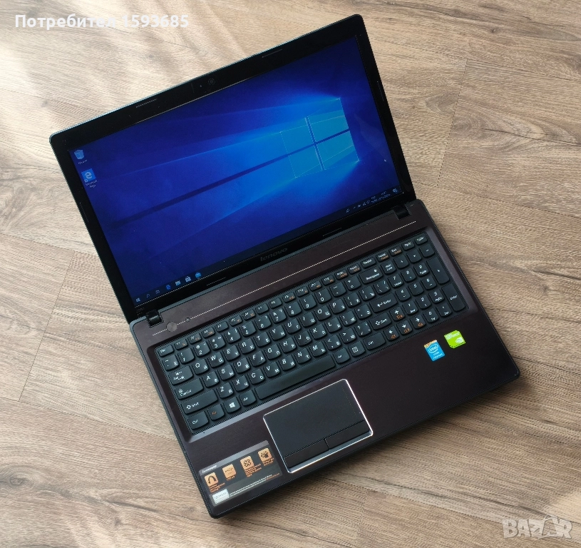Лаптоп Lenovo g580 - SSD, Nvidia 710M, снимка 1