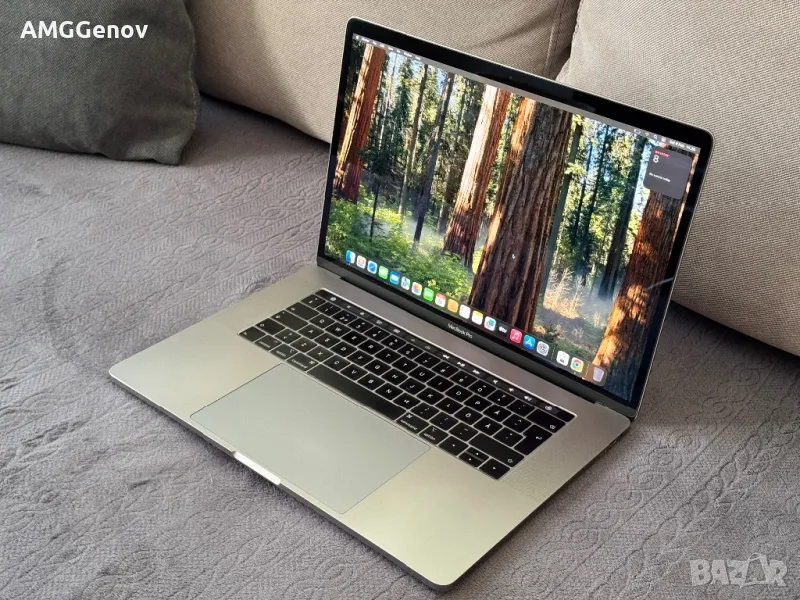 15.4'Macbook Pro 15 2018 Touchbar/Core i7/16GB DDR4/Radeon 555X/256GB, снимка 1