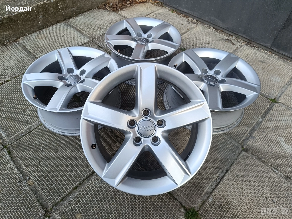 ОРИГИНАЛНИ джанти 17 ' цола 5x112 7J ET37 AUDI VW / Ауди Фолксваген, снимка 1