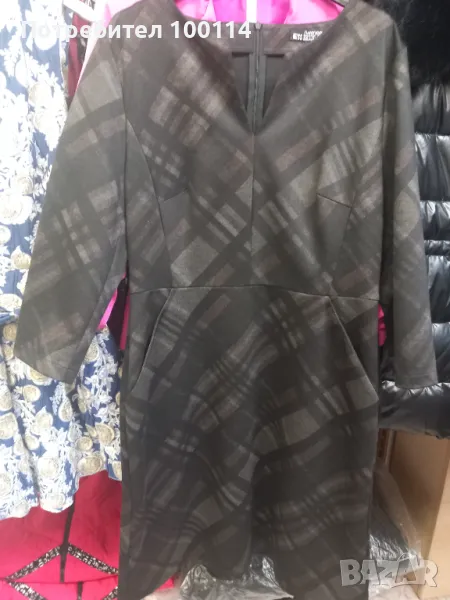 Рокля каре  размер XL нова, снимка 1