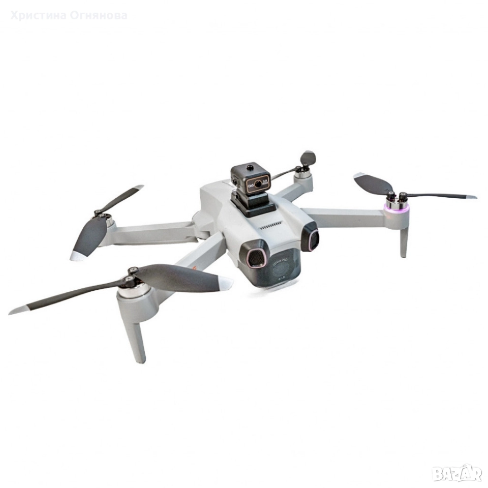 Сгъваем дрон Drone Pro JC814 с двойна 4K камера, 360° избягване на препятствия и WiFi управление, снимка 1