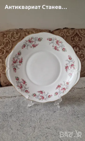 Прекрасно плато/поднос с дръжки от костен порцелан на Gainsborough ( 🏴󠁧󠁢󠁥󠁮󠁧󠁿,Англия)

, снимка 1