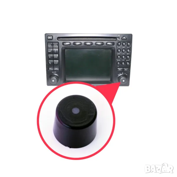 Копче за регулиране на звука за радио Mercedes-Benz A1638200279, снимка 1