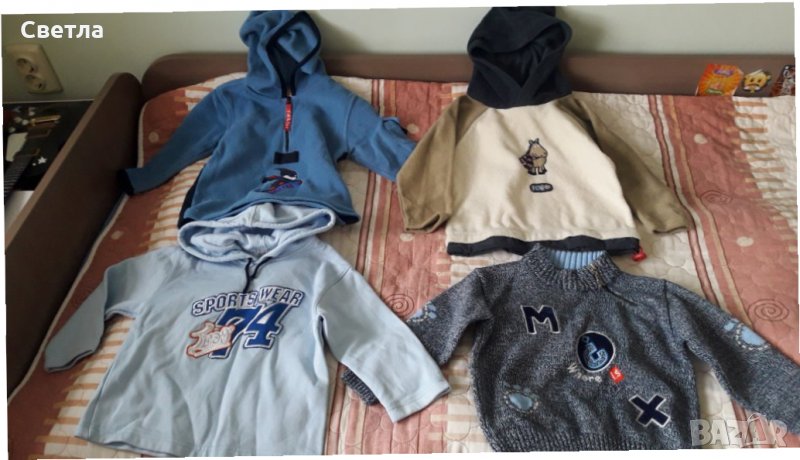 Плътни блузи за ръст 86-92 см., снимка 1