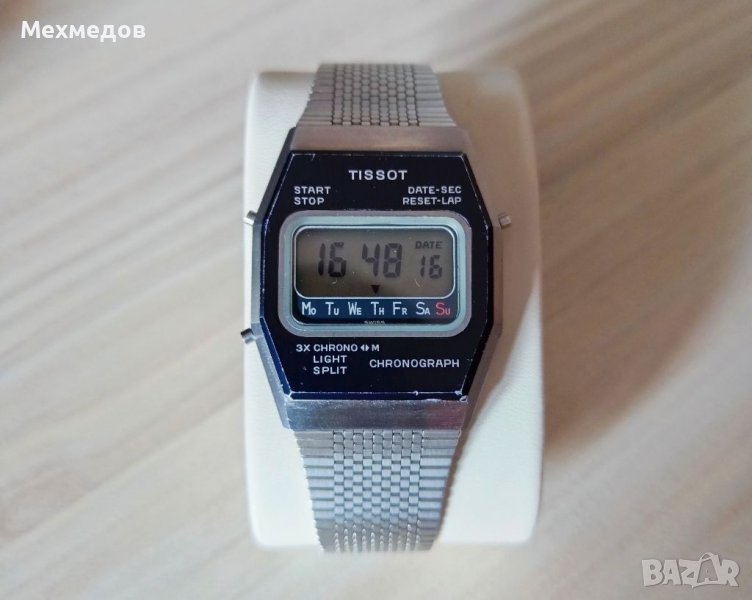 Рядък винтидж часовник Tissot NOS LCD Chronographe Module 4311 от 70-те години, снимка 1
