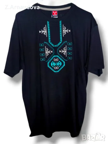 тениска с бродерия шевица, снимка 1