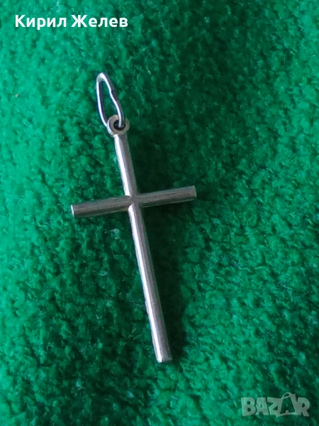 Старо сребърно кръстче 41173, снимка 1