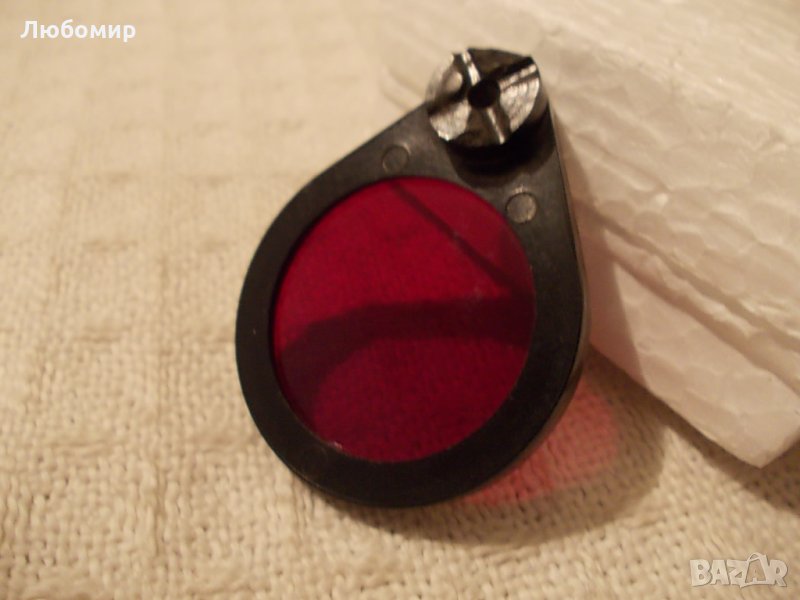 Червен филтър микроскоп ЛOMO, снимка 1