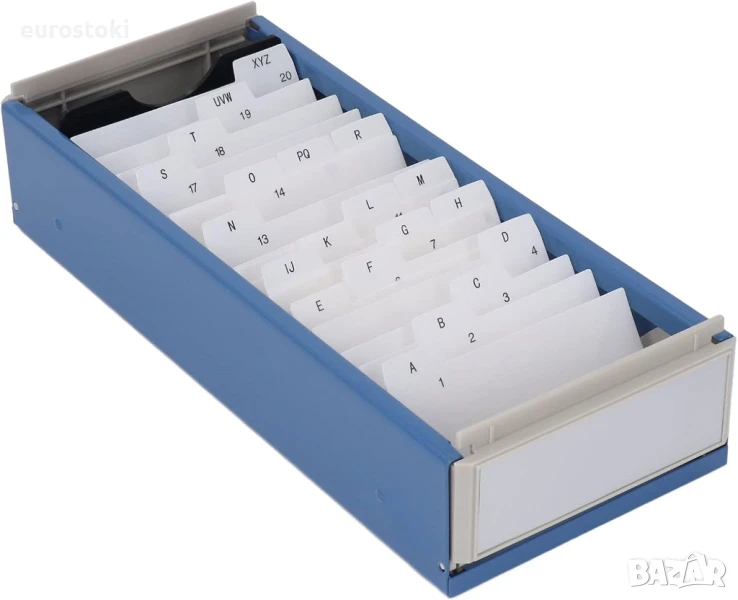 Индексен държач за визитки, органайзер за 800 визитки от А до Z с висок прозрачен капак за визитки , снимка 1