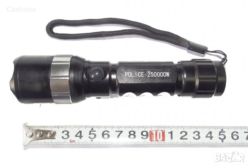 Мощен фенер POLICE CREE T6 със - 1000 лумена, снимка 1