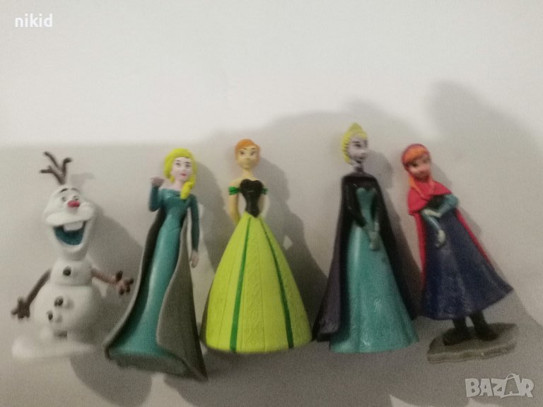 Елза Анна Олаф от Замръзналото Кралство пластмасови фигурки за игра и украса торта, снимка 1